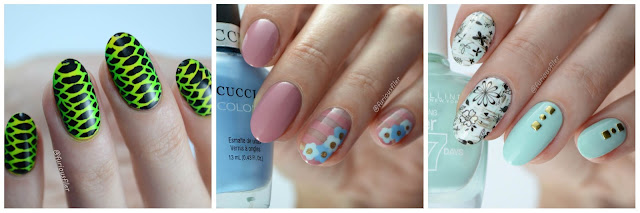 Snake skin nails Pantone colours 2016 serenity rose quartz