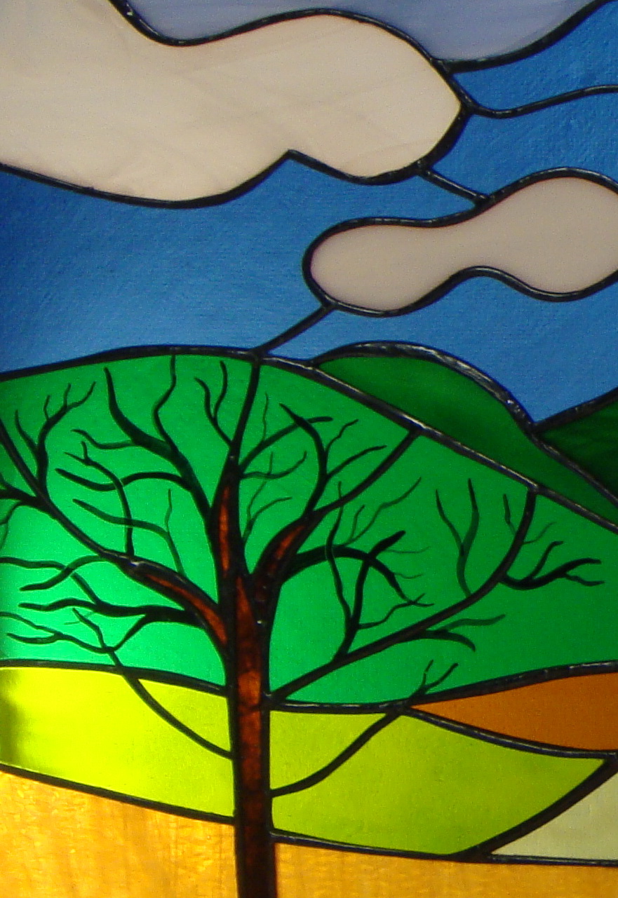Life as a Glass Artist Stained Glass Design from Children's Art