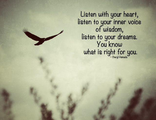 Listen To Your Heart Quotes. QuotesGram