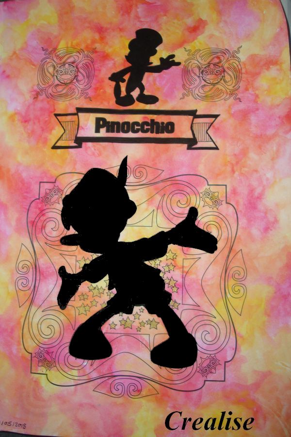 Pinocchio, les grands classiques disney art déco