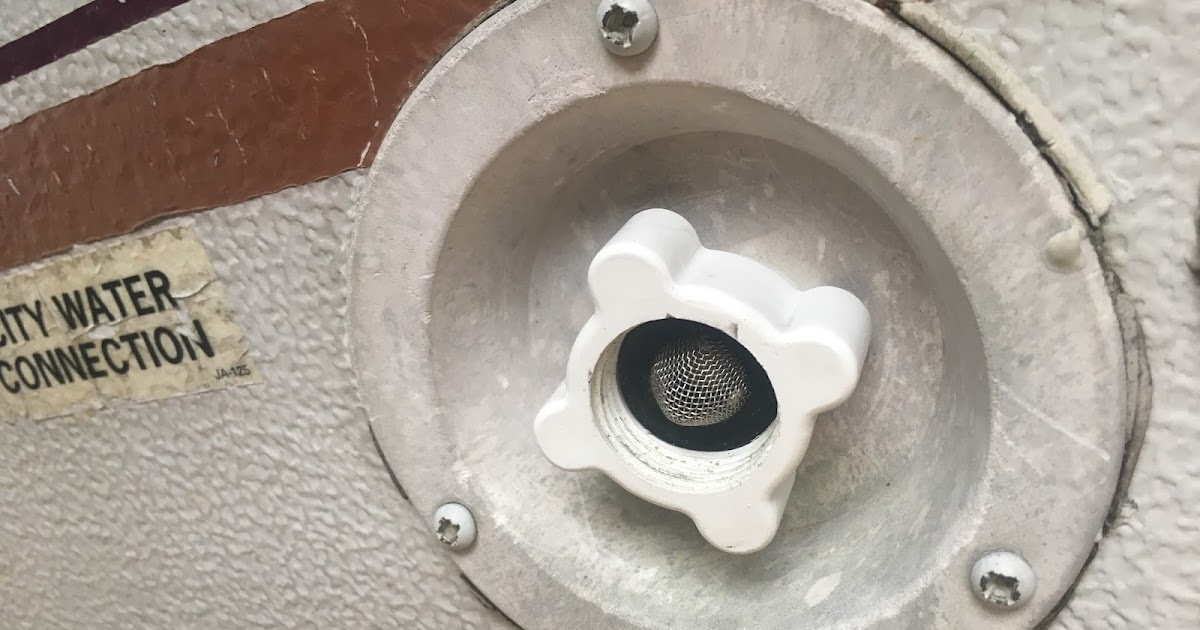 Fixing Your City Water Inlet on a Pop Up Camper