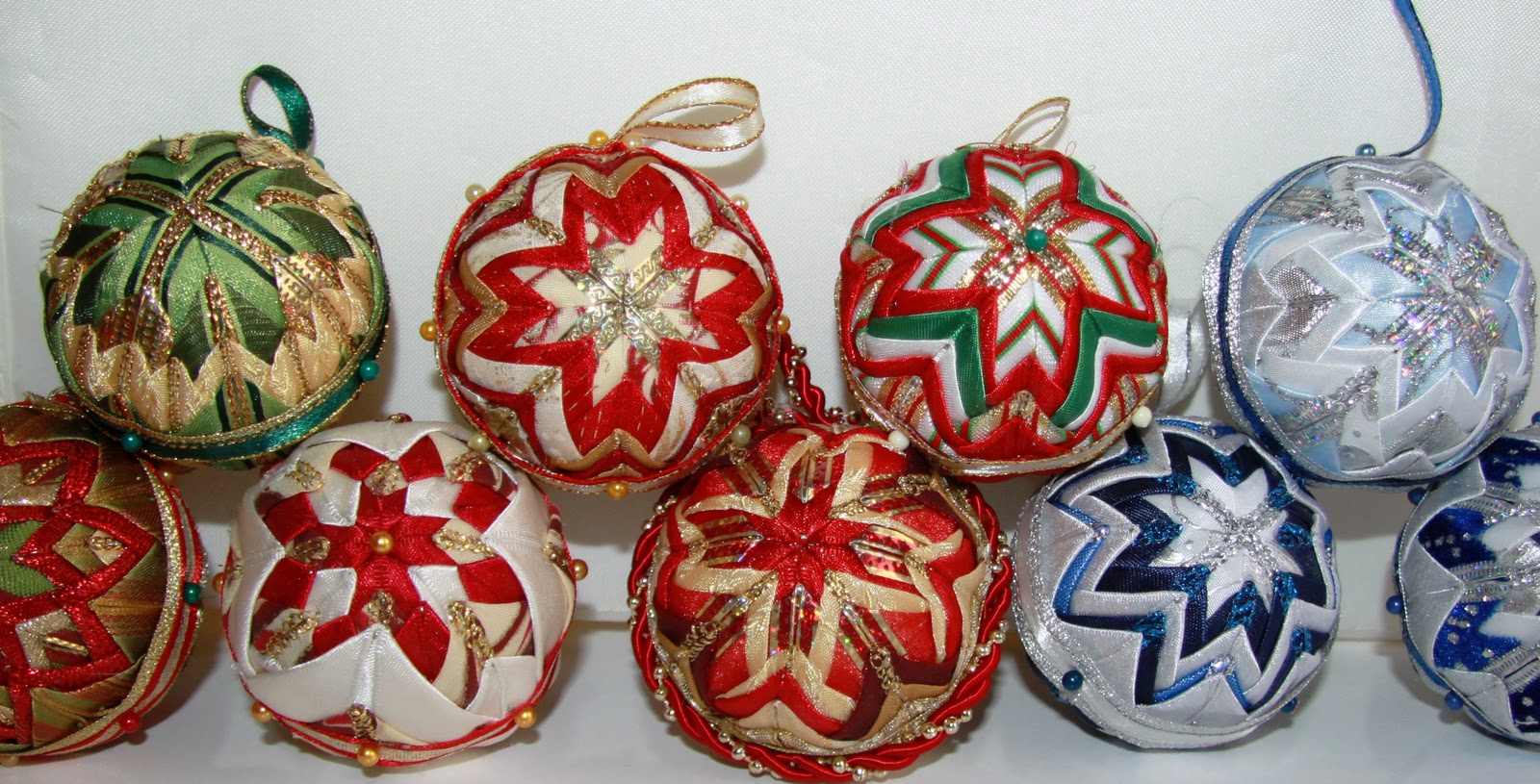 Pour voir la vie en Coralie! Fabrication de boules de Noel Les Rubans!
