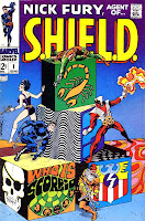 Nick Fury Agent of Shield v1 #1 marvel comic book cover art by Jim Steranko