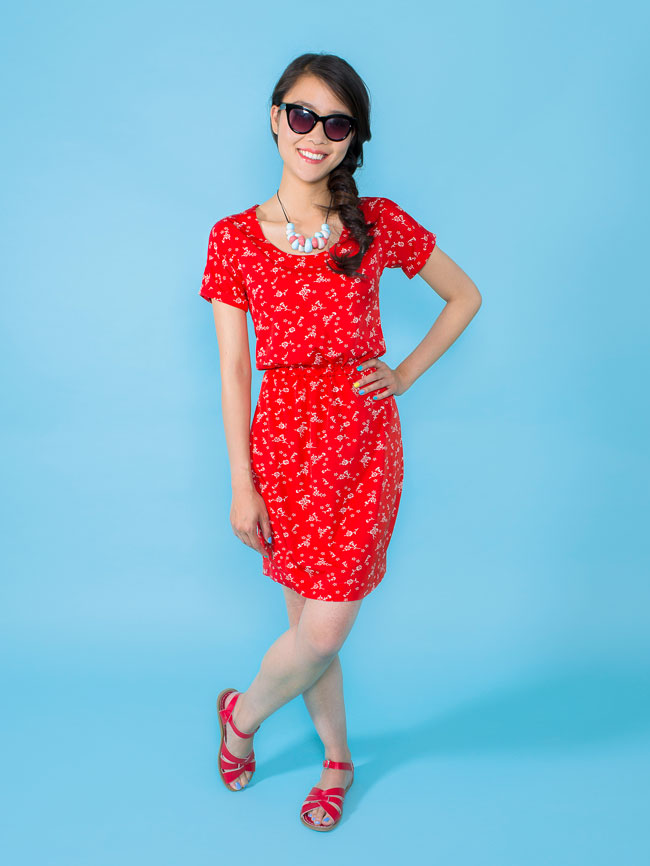 Bettine sewing pattern - easy dress pattern for beginners - Tilly and the Buttons