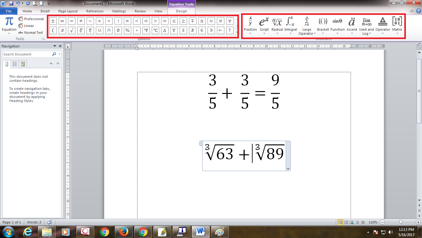 Tutorial Cara Menulis Rumus Matematika Di Microsoft Word Teori Dan Soal