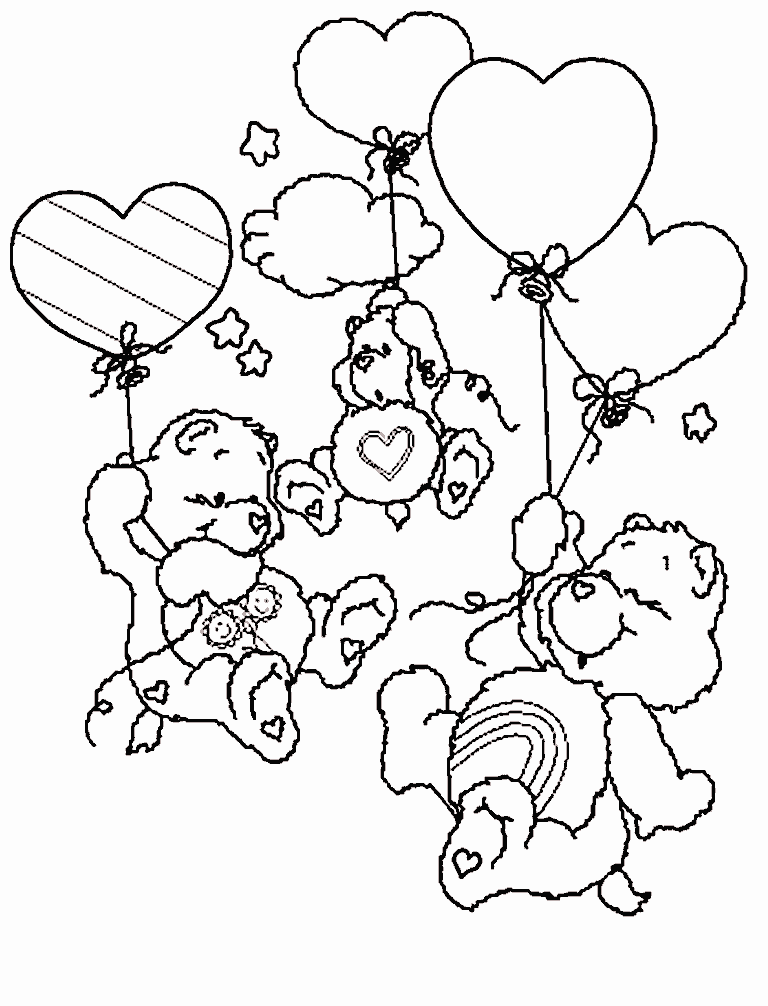 coloring-pages-fun-care-bear-coloring-pages