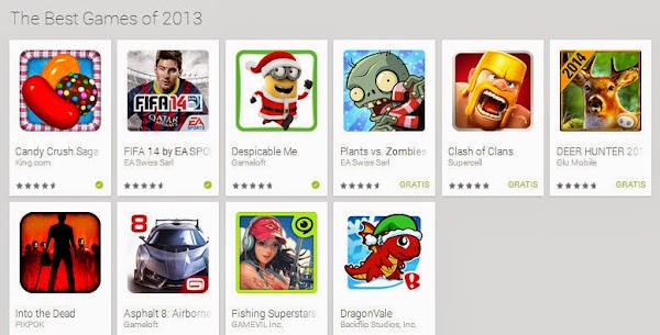Game Android Terbaik Tahun 2013