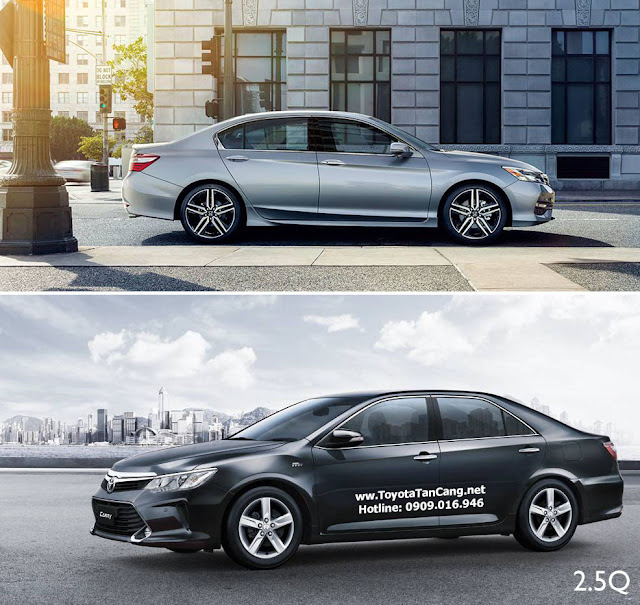 Camry 2.5Q được trang bị tới 7 túi khí so với Accord chỉ có 4 túi khí an toàn Camry 2.5Q được trang bị tới 7 túi khí so với Accord chỉ có 4 túi khí an toàn