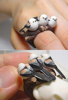 Diseño de joyería creativa de animales-anillos