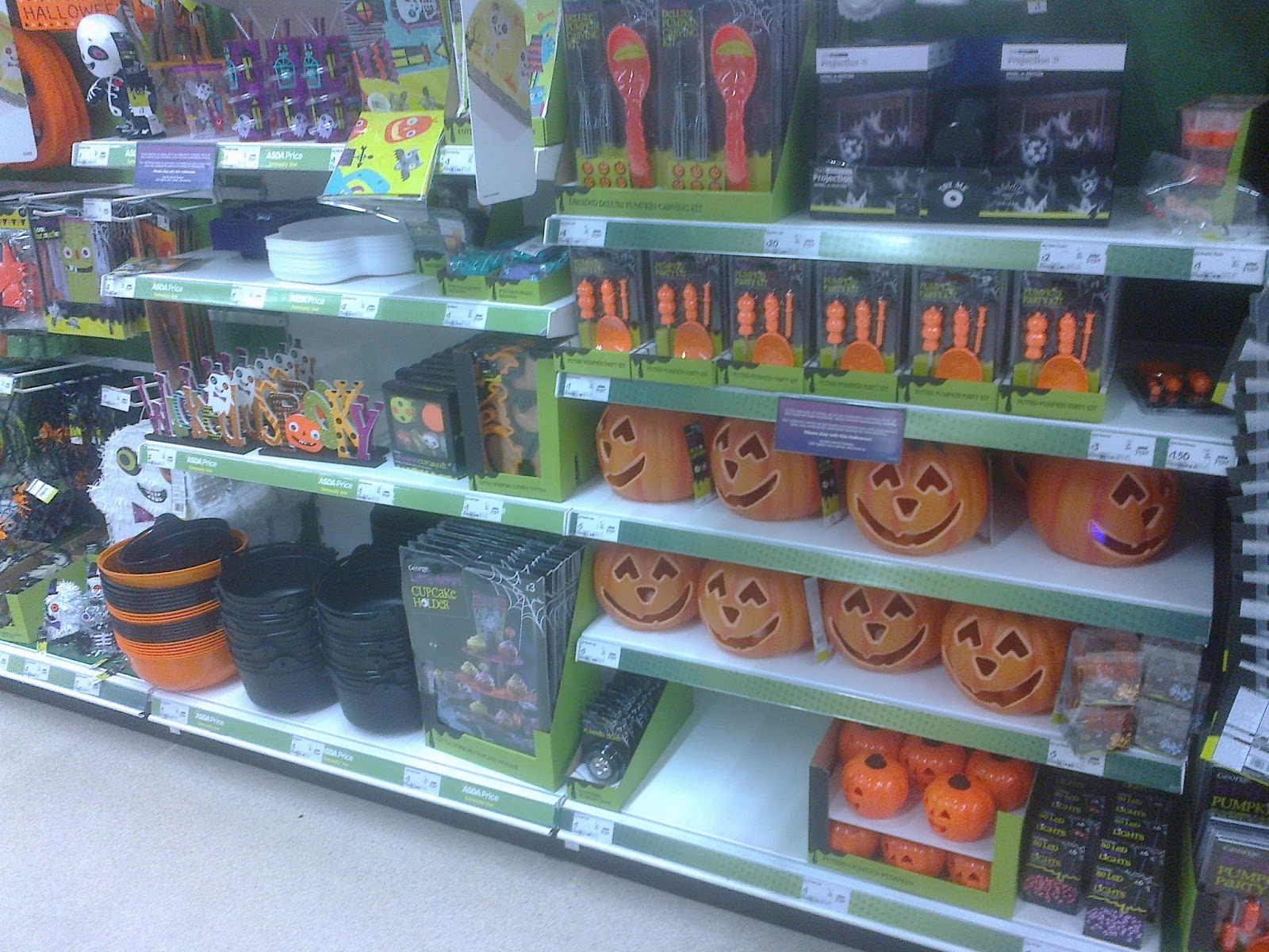 Halloween Vince's dark delights! Asda Halloween 2016