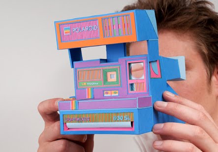 80s Objects Made of Paper