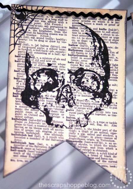 book page skull