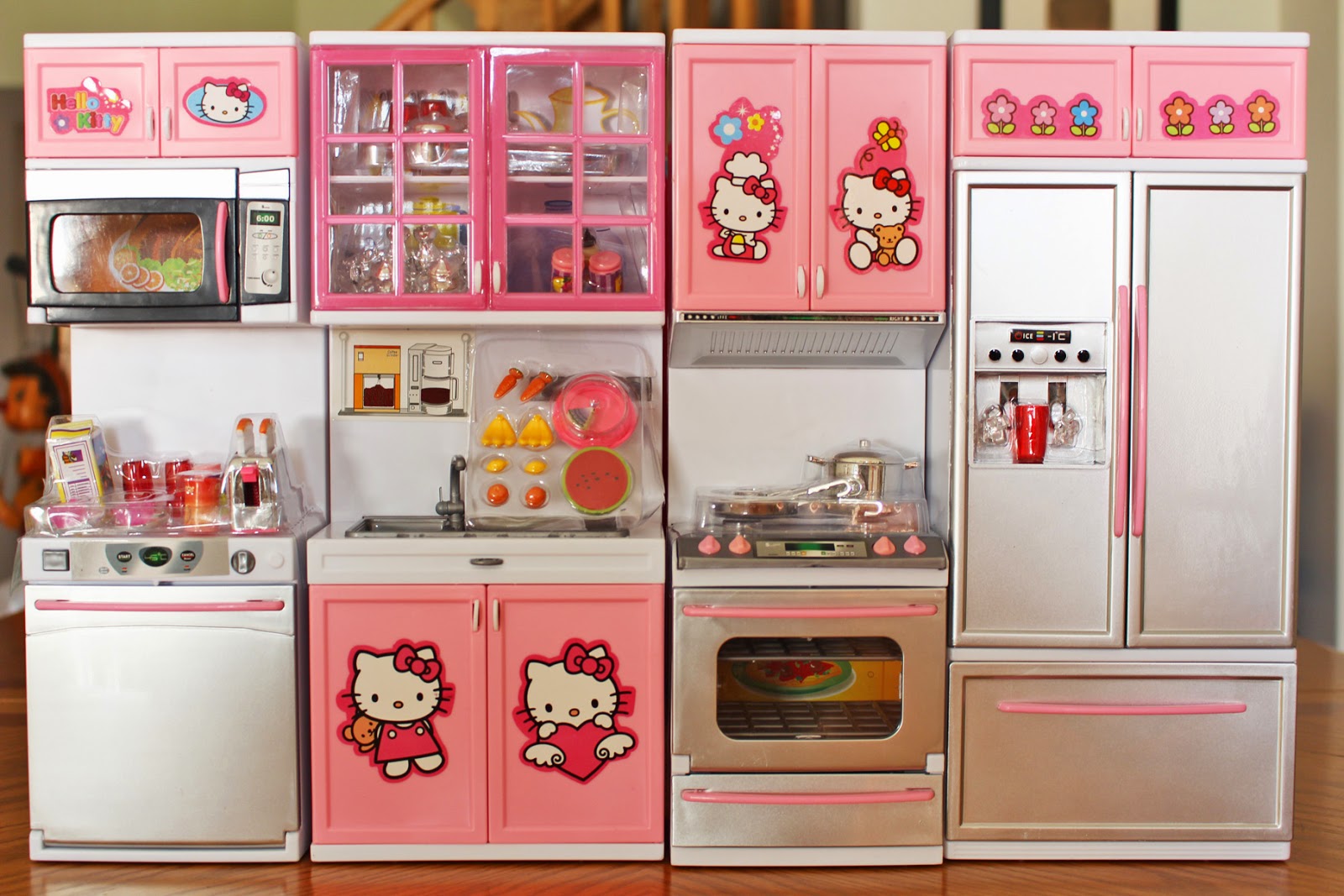  Doll Kitchen Playset for Kids, My Modern Mini Kitchen