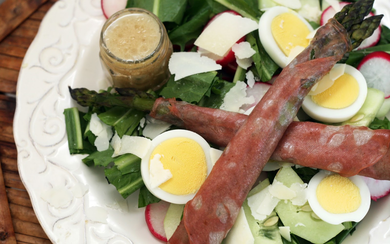 Recipes by Rachel Rappaport MortadellaWrapped Asparagus Dandelion