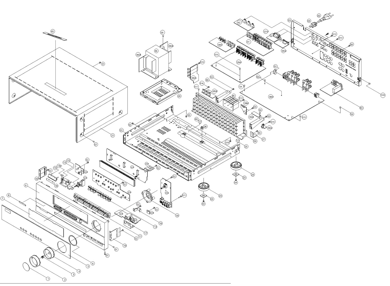 ELECTRONIC EQUIPMENT REPAIR CENTRE HARMAN KARDON AVR147/230 AV