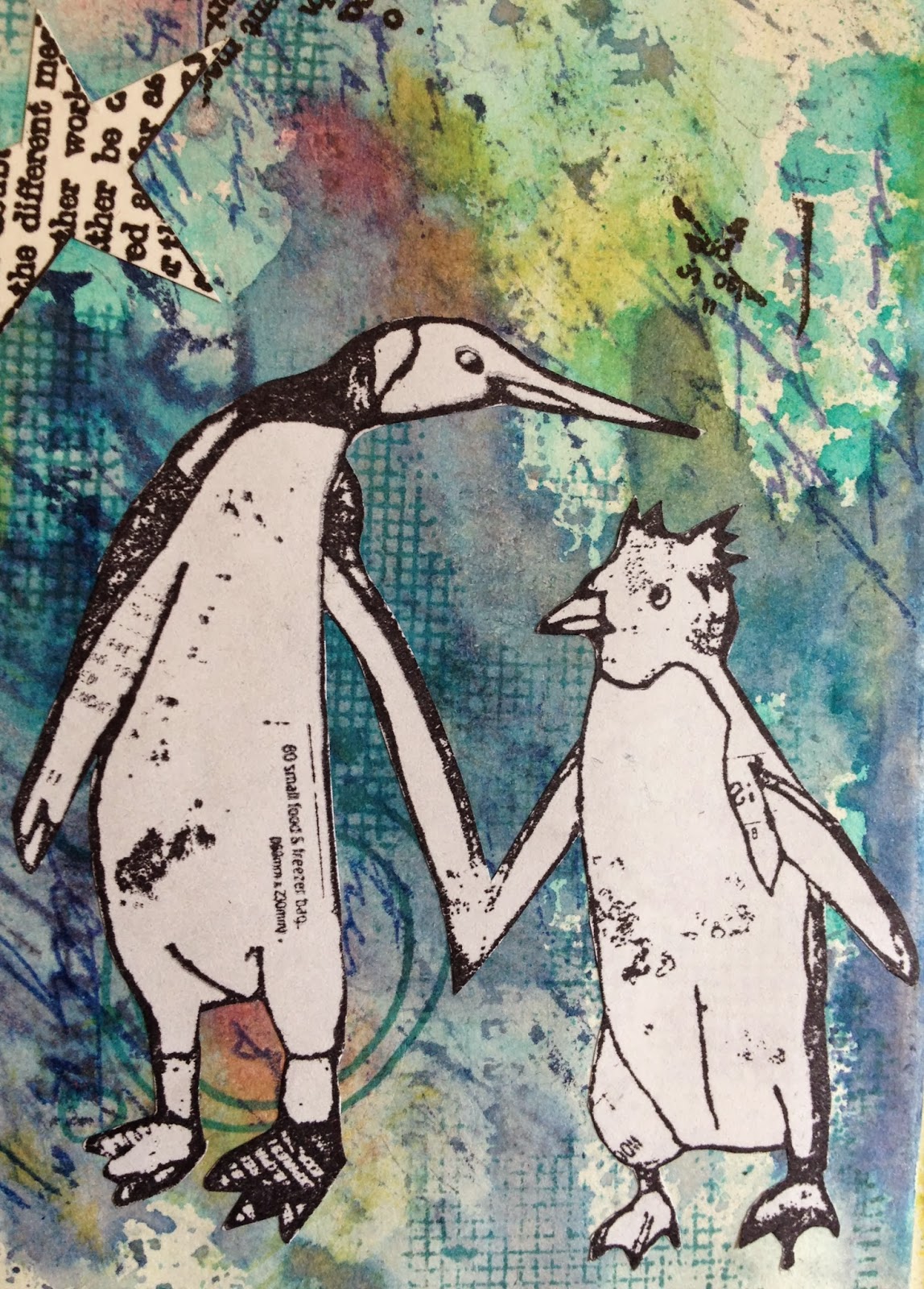 the art of moodling: a waddle of penguins