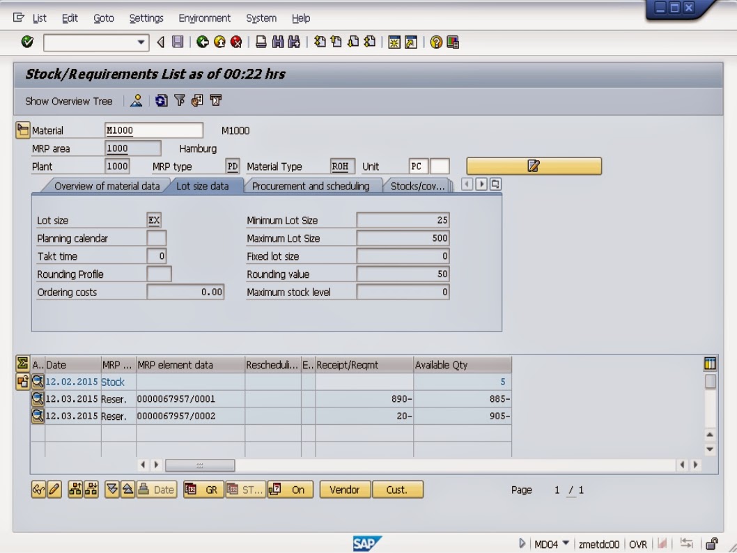 青蛙SAP分享 Froggy's SAP sharing: Question no 2591 : Lot Size Calculation