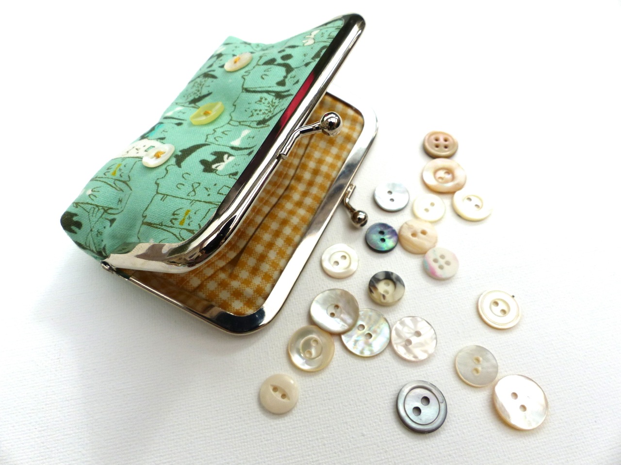 #ZW6332 | Classic Coin Purse Kit with Rose Gold Clasp — Zakka Workshop