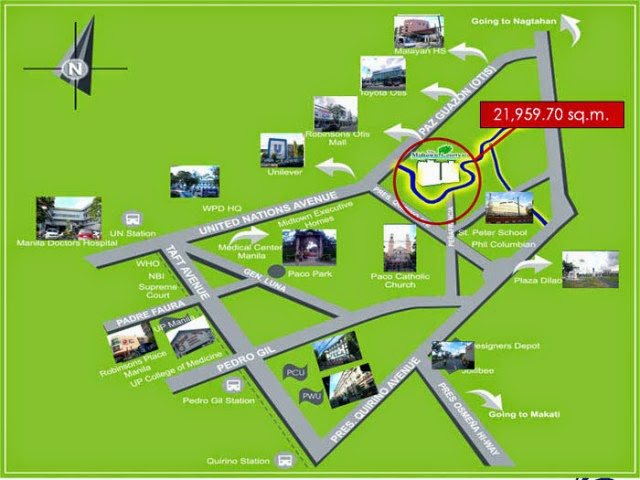 Peninsula Garden Midtown Homes Paco Manila: LOCATION