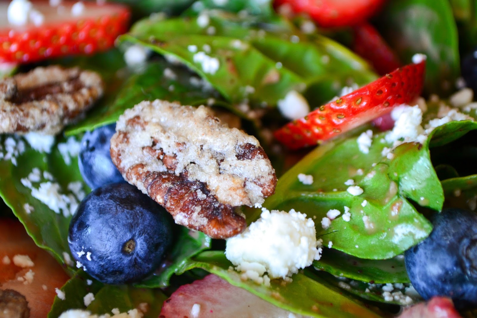 Cast Iron Stew Strawberry Spinach Salad