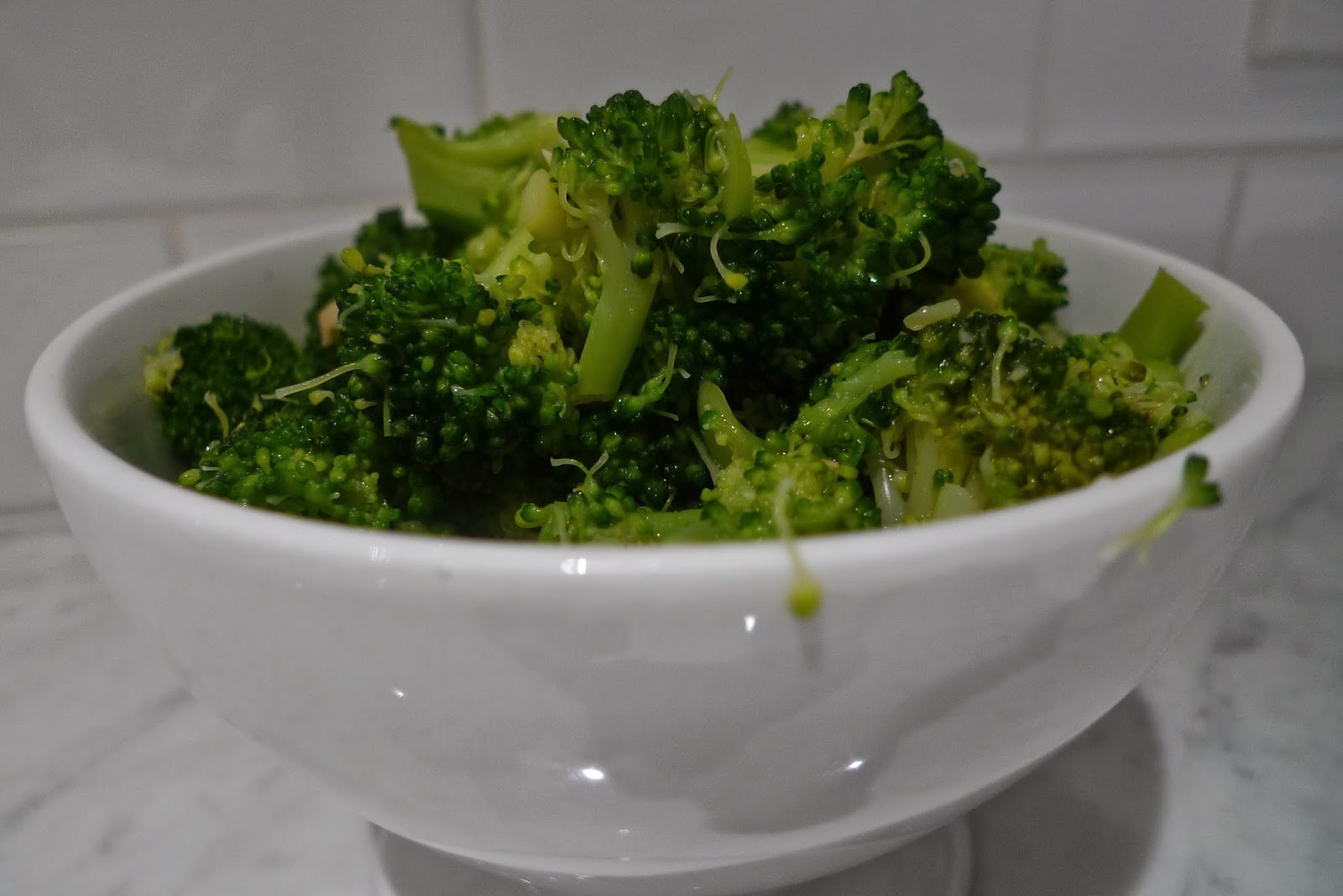 siriously delicious Steamed Broccoli with Butter and Garlic