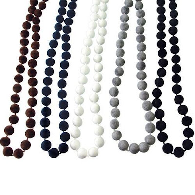 Shop Nile Corp Wholesale Fabric Covered Bead Necklace