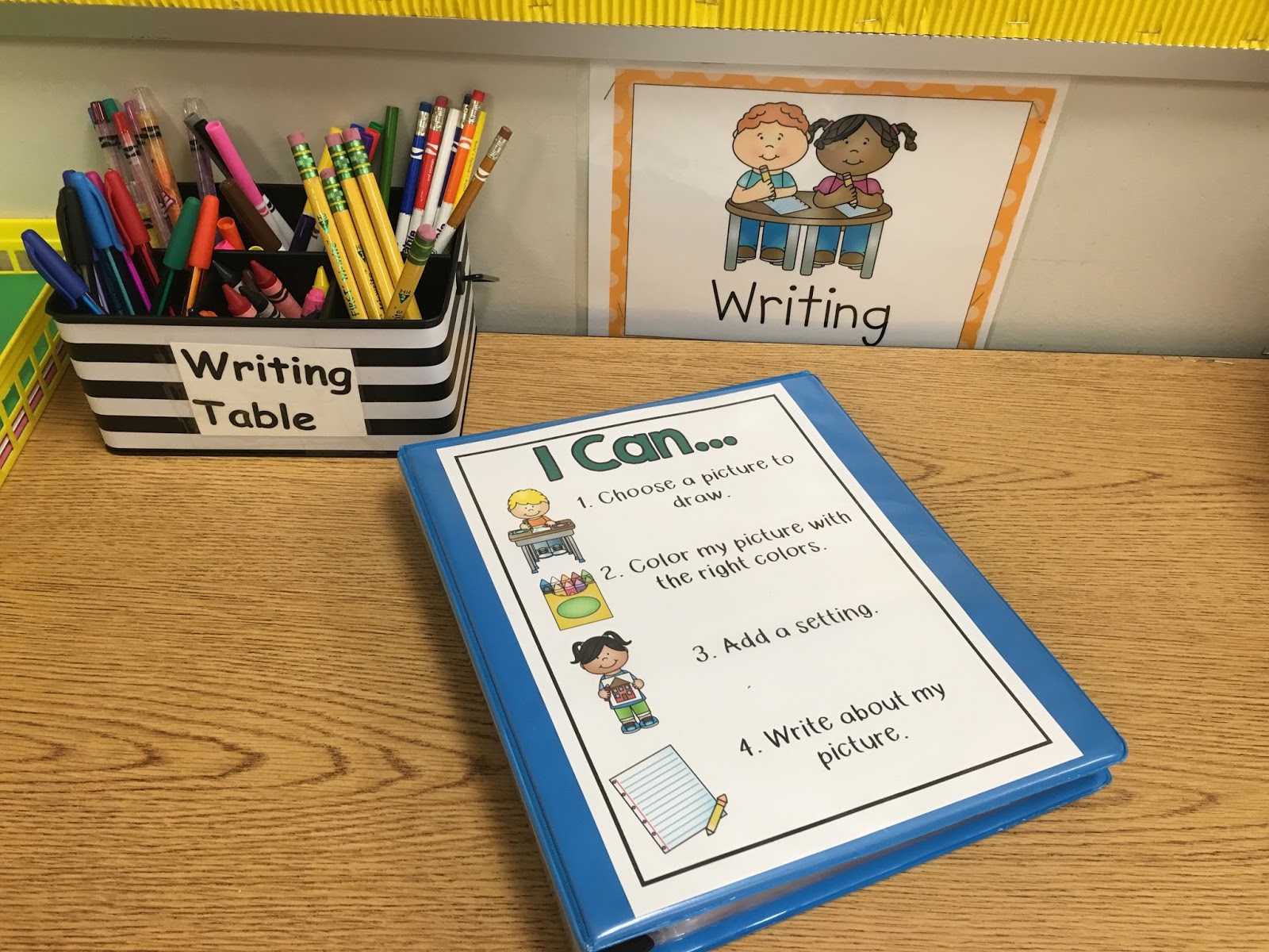 Kindergarten Smiles Writing Center In Kindergarten What Should You