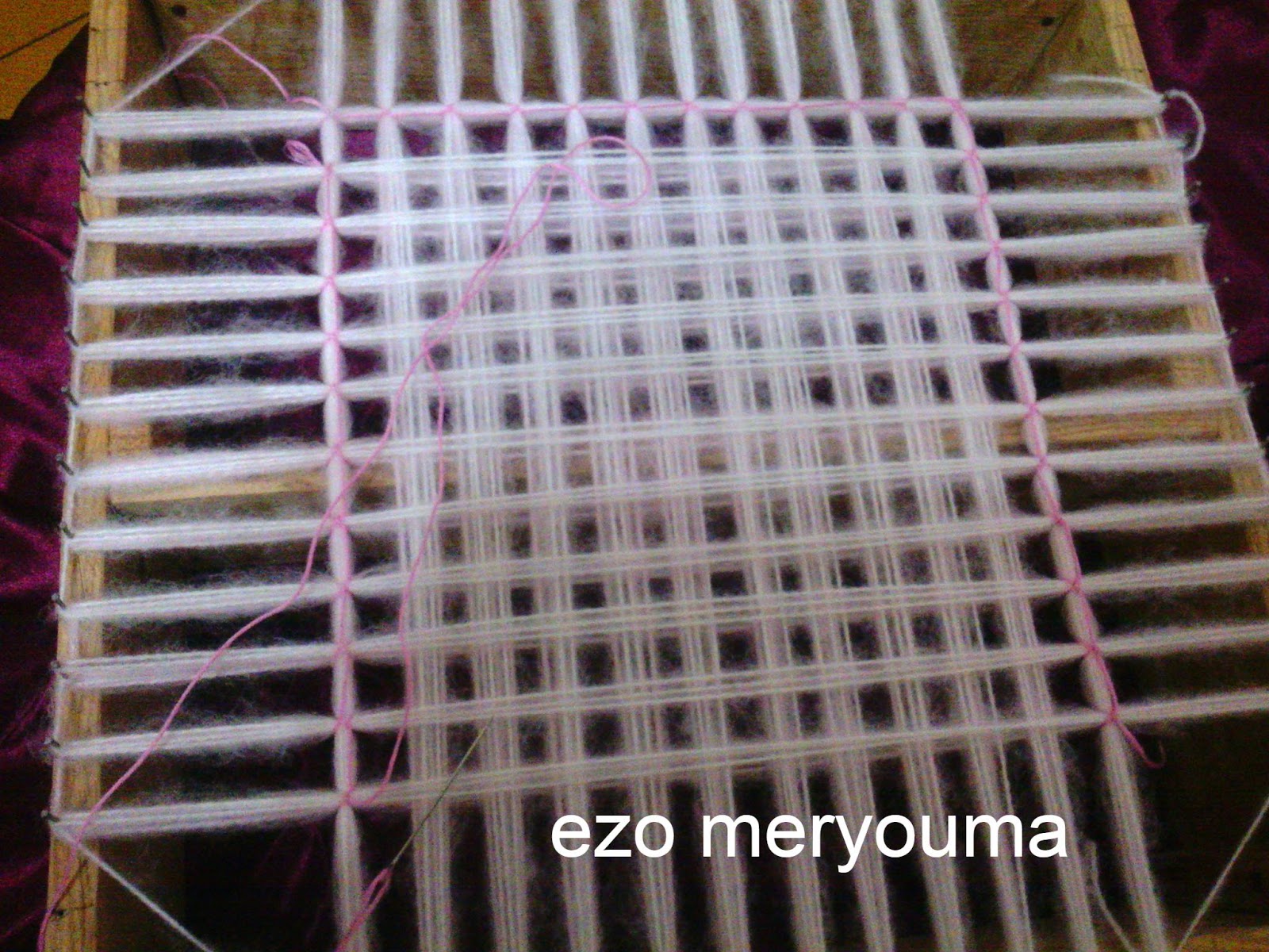 مفرش النول بالصوف بدون غراء How to make loom board pom pom blanket