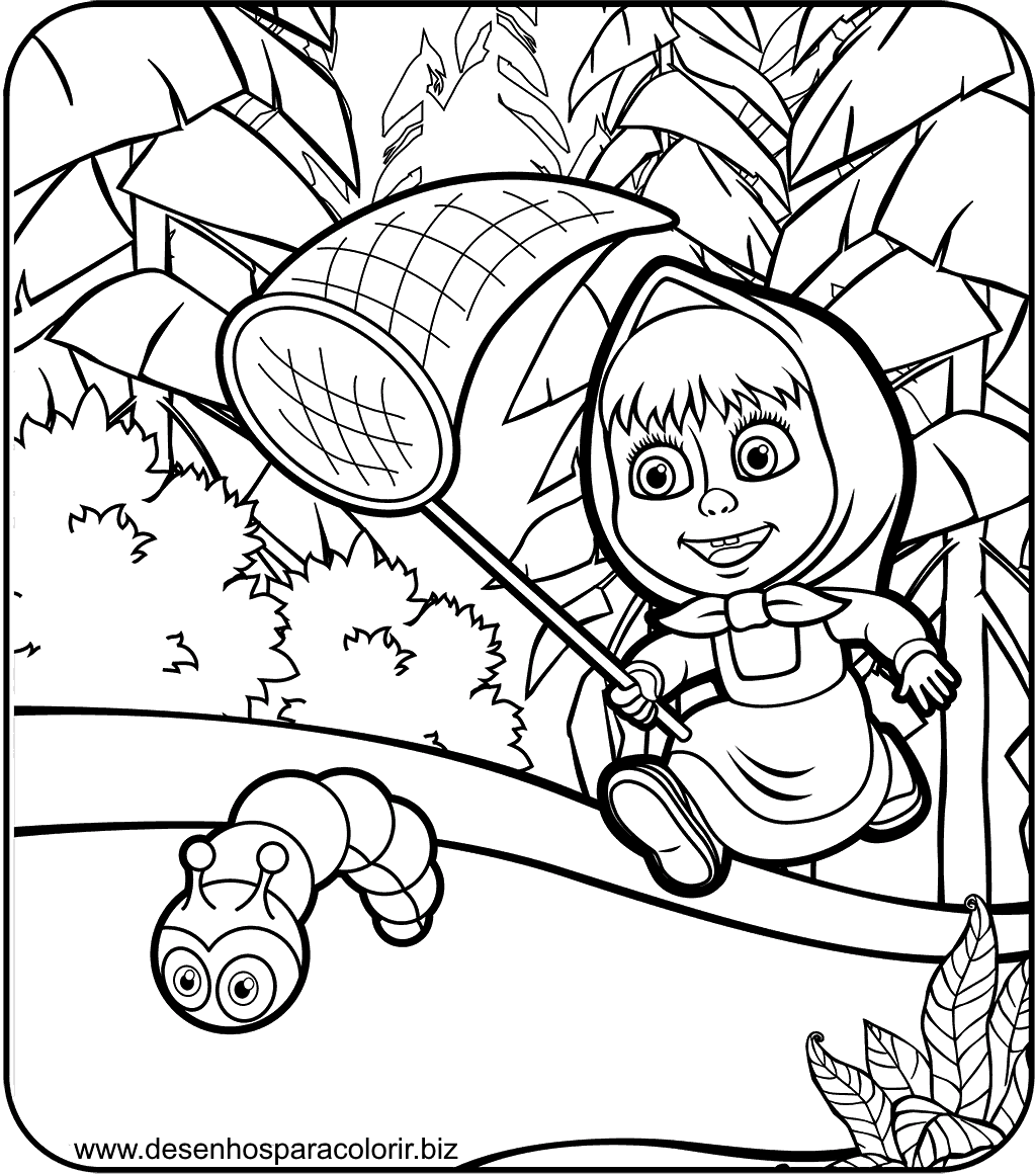 Desenhos para colorir 36 Desenhos para colorir de Masha e o Urso