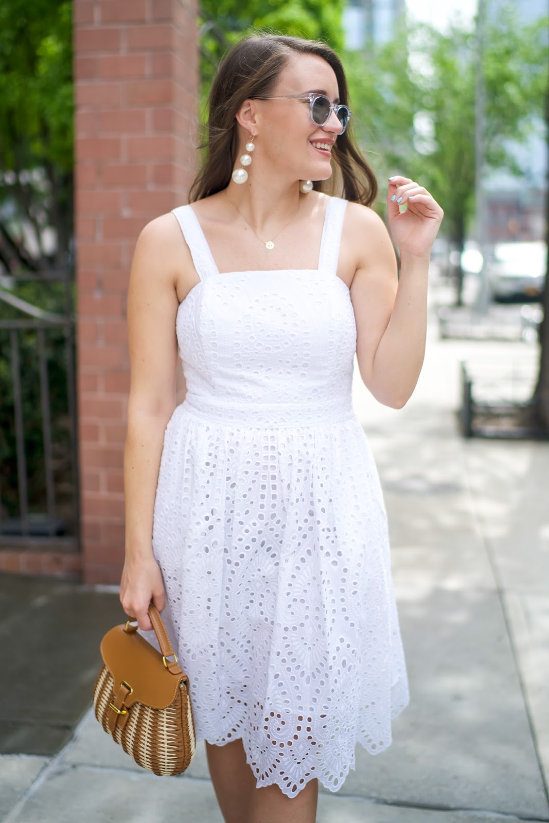 Eyelet Dress for Spring | New York City Fashion and Lifestyle Blog ...