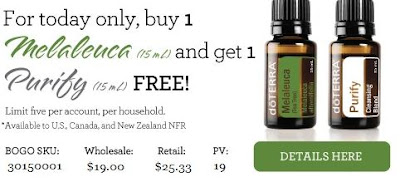 *HOT!* BOGO SALE with Doterra! Melaleuca & Purify! | JustAddCoffee- The ...