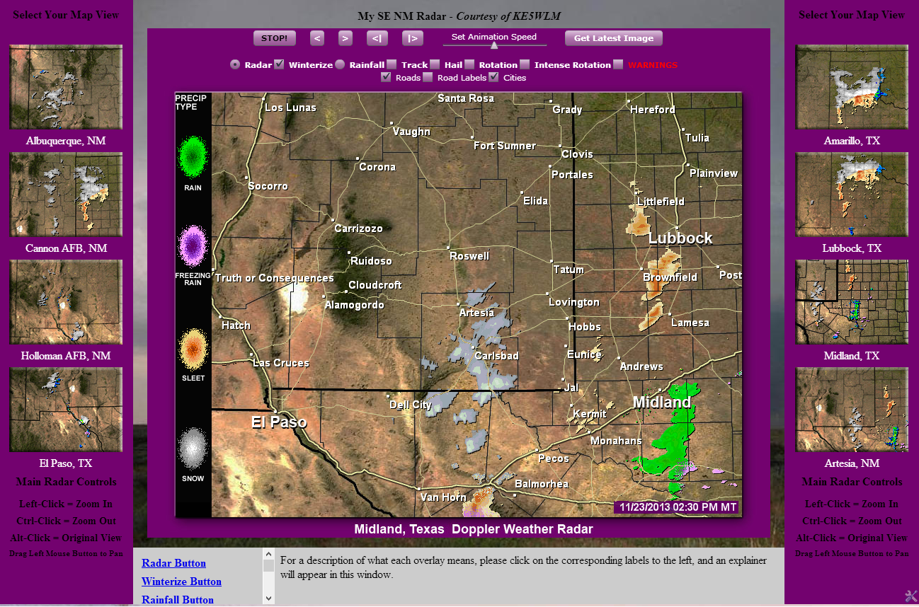 The Change Over Sleet & Snow Has Begun In SE NM.