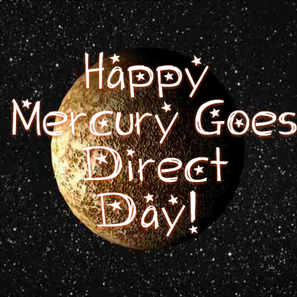 RETRO KIMMER'S BLOG HAPPY MERCURY GOES DIRECT DAY!