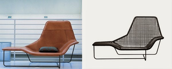 The chair in your own way: relaxing on chaise longue