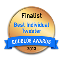 Edublog Finalist Best Individual Tweeter 2013