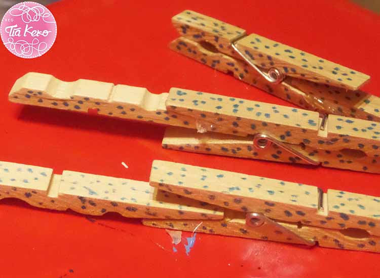 Tía Keko manualidades niños pinzas de ropa