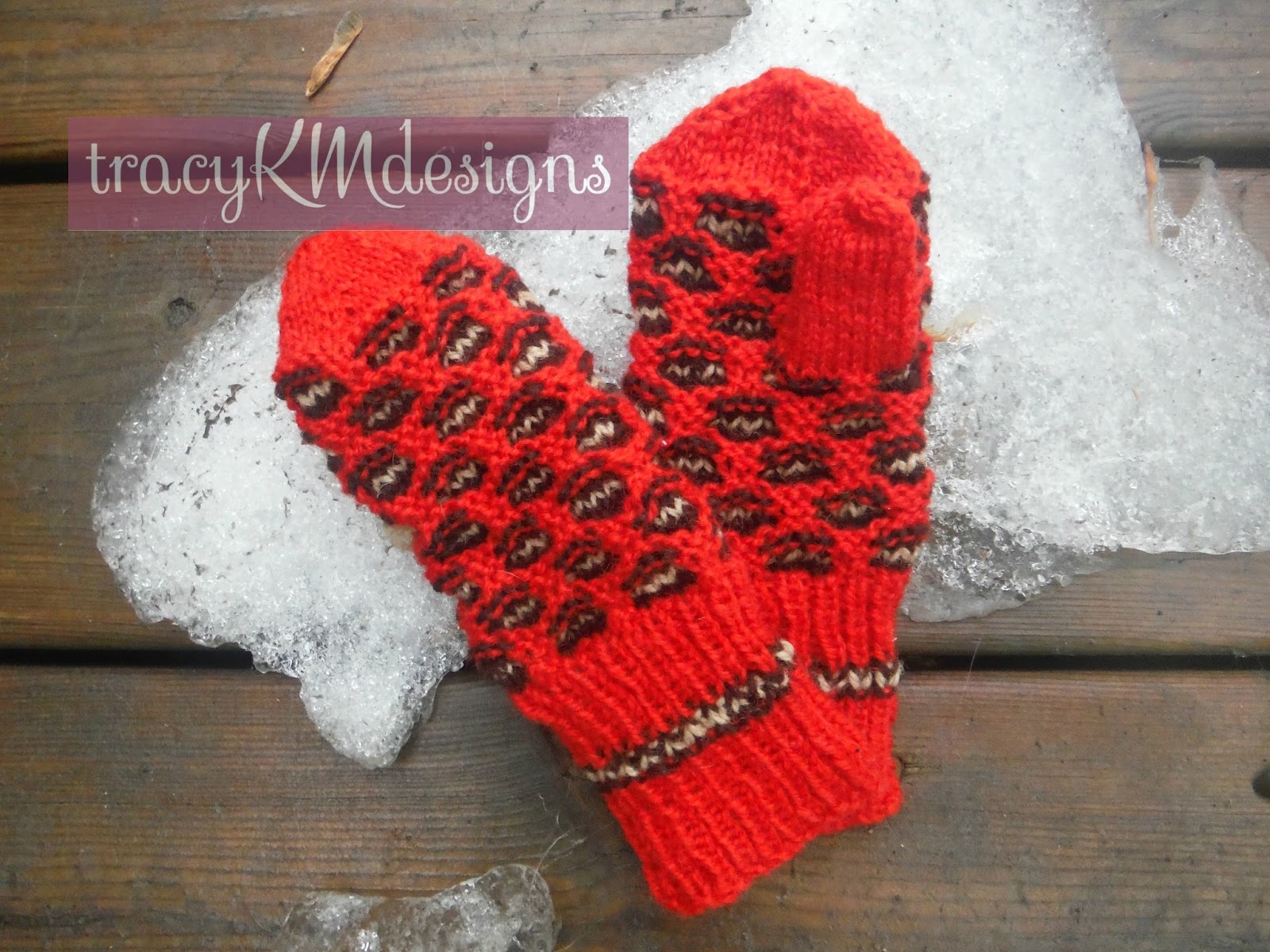 Knotty Knits and Naughty Kids Newfie Mitts