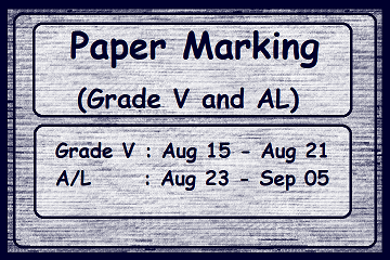 Paper Marking (Grade V and AL)