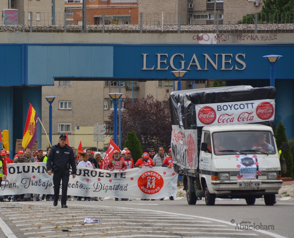 La Dignidad ha cruzado #Leganés. Marchas29NOV