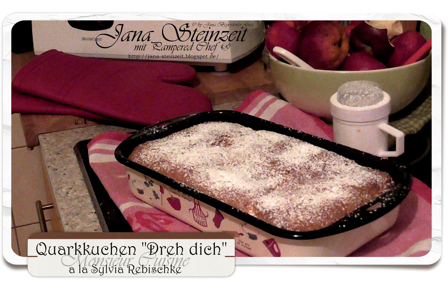 Janas Steinzeit: (Video) Dreh-dich-Quarkkuchen a la Sylvia Rebischke Janas Steinzeit: (Video) Dreh-dich-Quarkkuchen a la Sylvia Rebischke