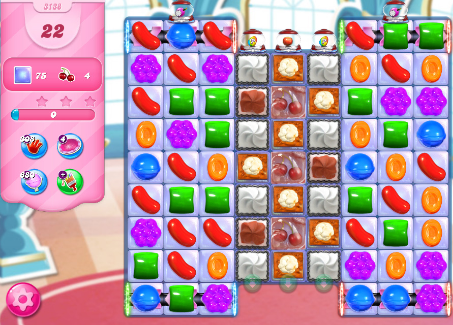 Candy Crush Saga level 3138 Candy Crush Saga level 3138