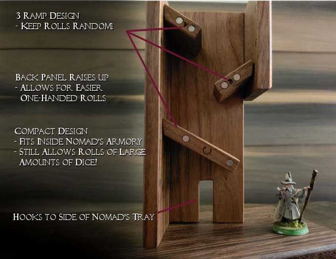 Tabletop Fix Master Monk Gaming Dice Tower Kickstarter