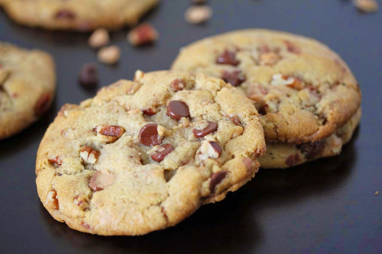 Ashley Marie's Kitchen Toffee Chocolate Chip Cookies