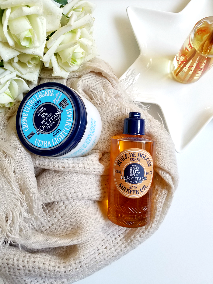 L´OCCITANE Karité Body Shower Oil & Ultra Light Body Cream Madame