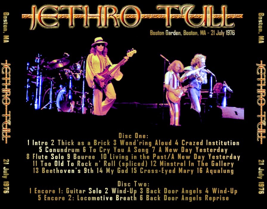 T.U.B.E. Jethro Tull 19760721 Boston, MA (AUD/FLAC) Master by