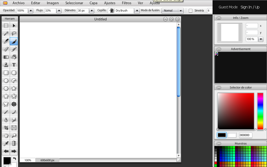 Programas gratis Online Sumo Paint un programa para tratamiento de