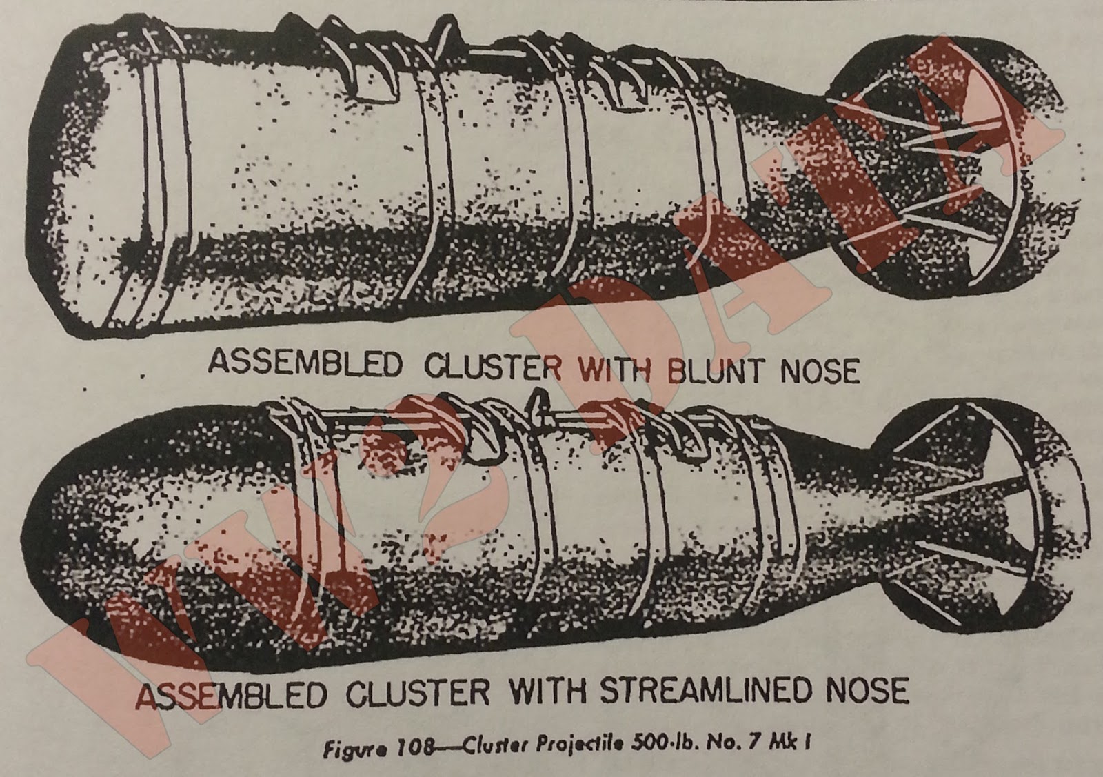 WW2 Equipment Data British Explosive Ordnance Cluster Projectiles Part 1