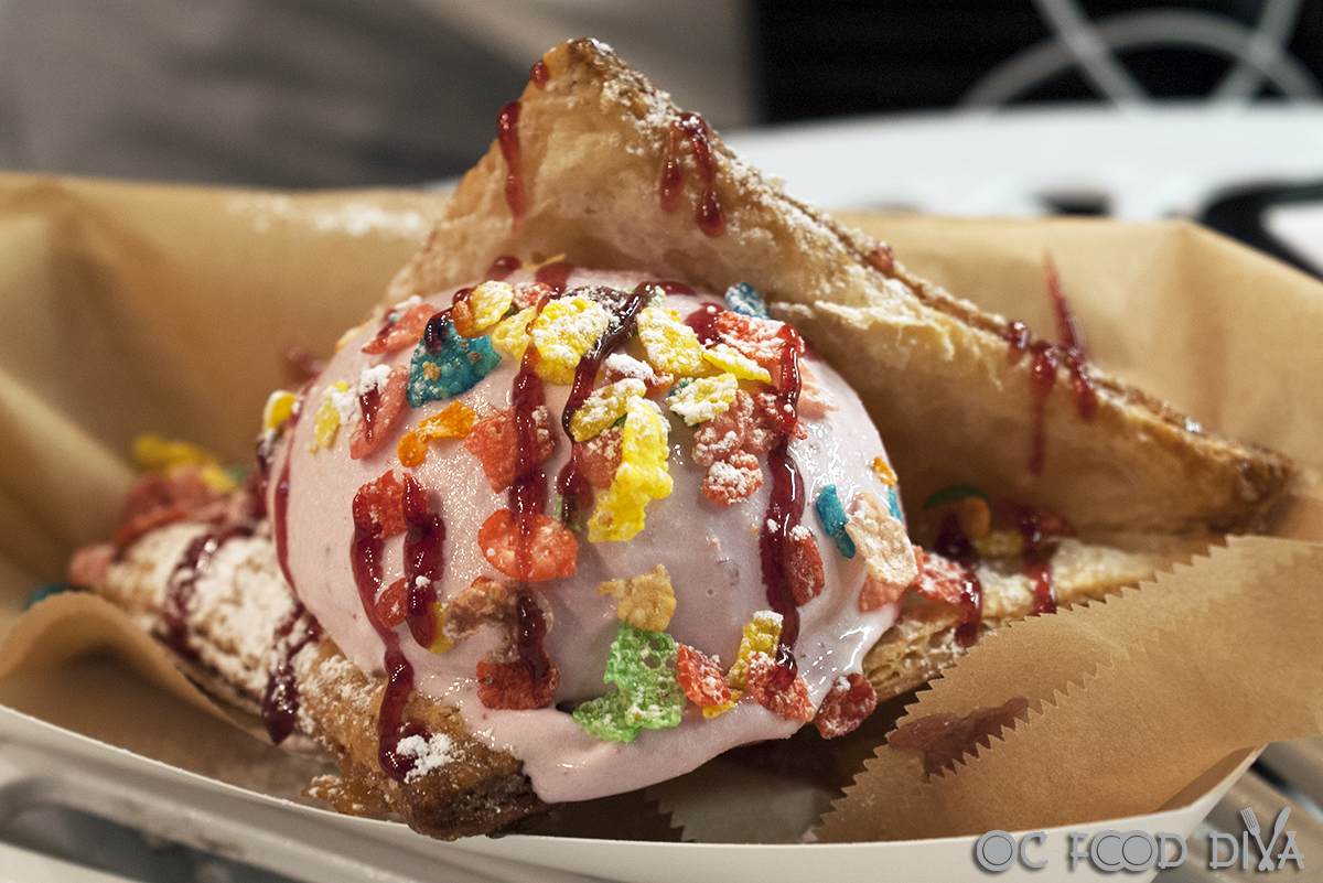 OC Food Diva Churned Creamery where freshly churned ice cream meets