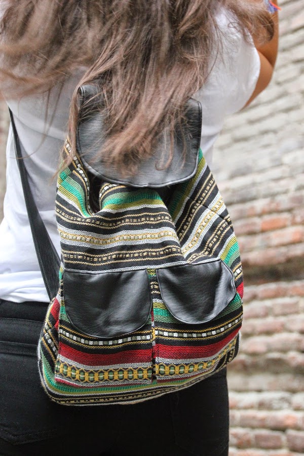 DIY Tutorial: Bolso Mochila muy fácil. Blog diy y blog costura.