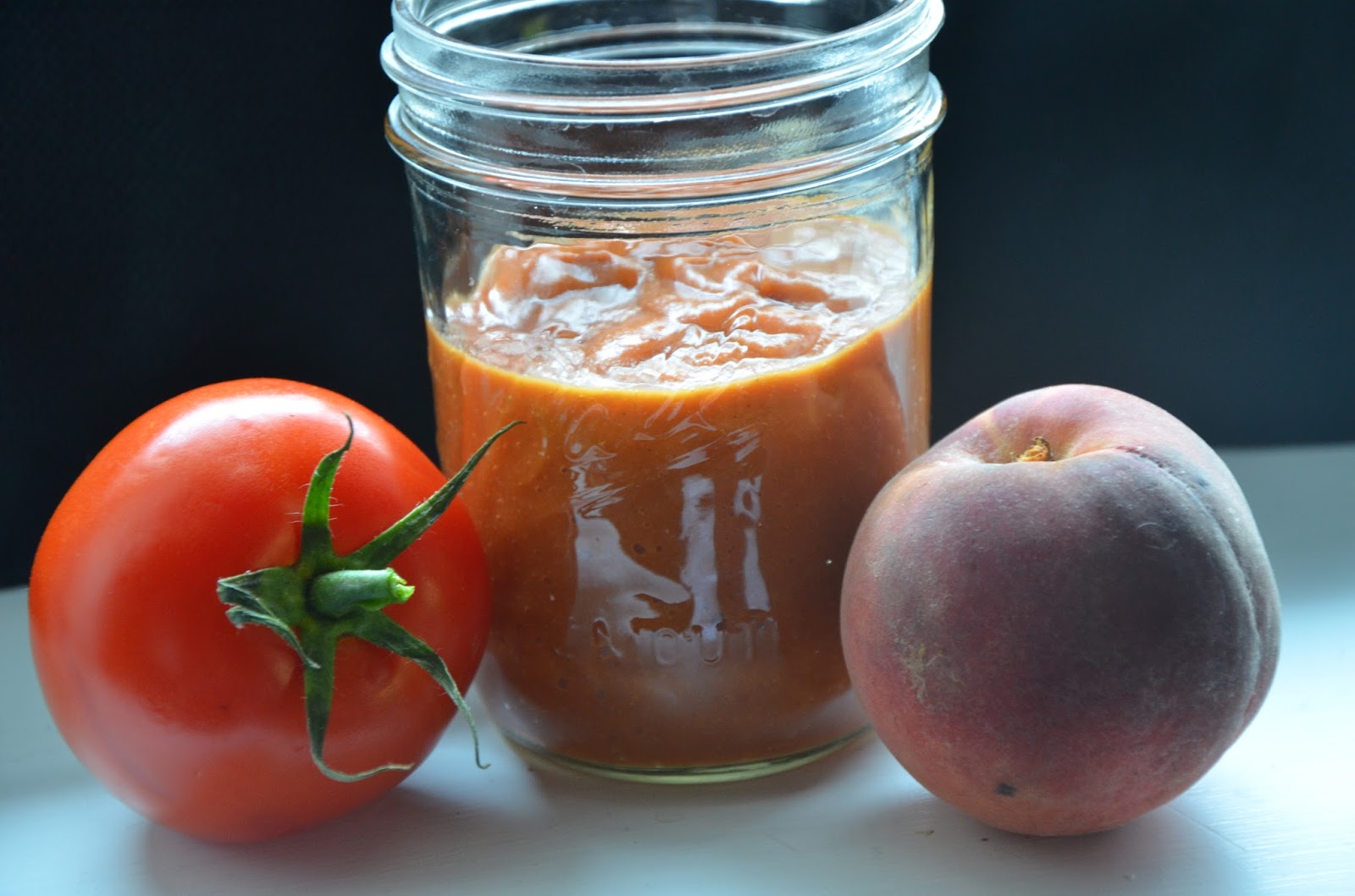 Stuffed With Love: Grilled Peach Chipotle Ketchup